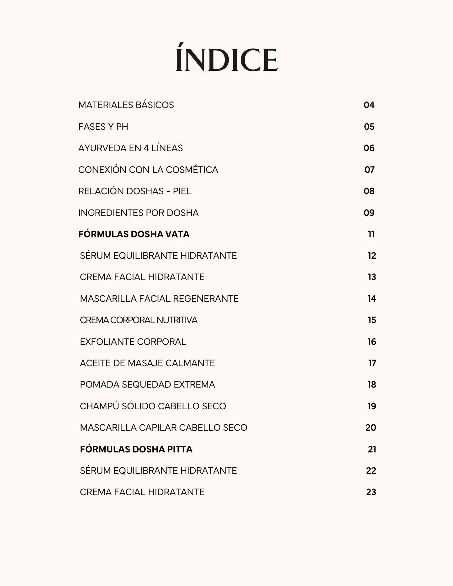 Cosmética Ayurvédica