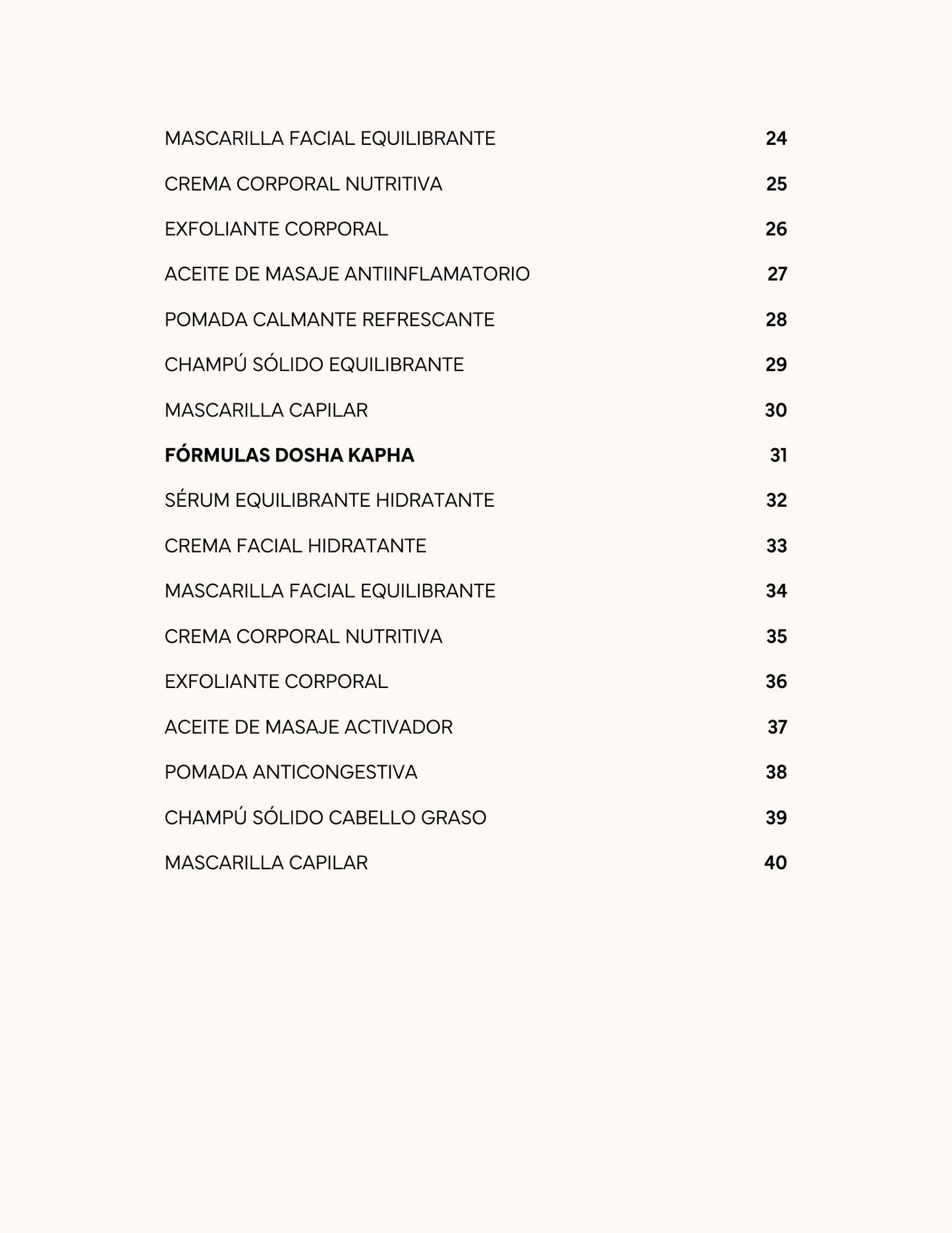 Cosmética Ayurvédica